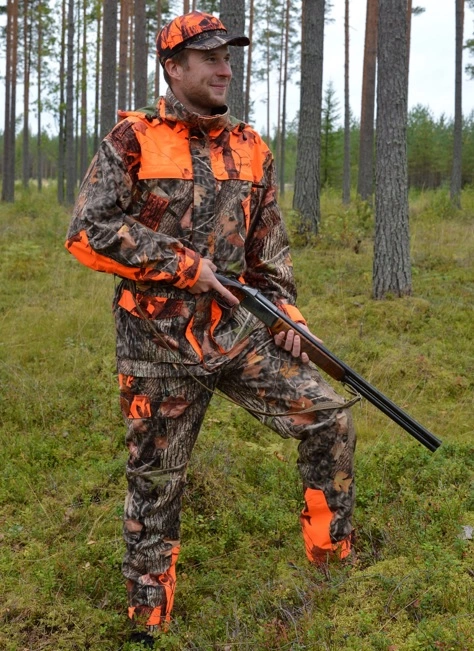 Dovrefjell Hunter Vision Pro Hirvioranssi -metsästyshousut 1 Dovrefjell Hunter Vision Pro Hirvioranssi -metsästyshousut