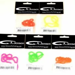 A.Jensen Bead Chain Eyes Fluo. Colors – 1 Of Each 5 Colors